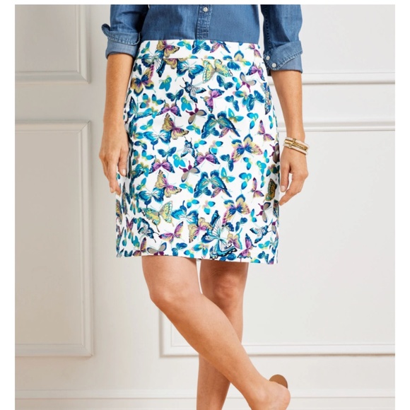 Talbots exquisite butterflies skirt. Worn‎ 1x then dry cleaned - Picture 5 of 7
